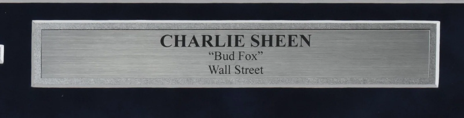 Charlie Sheen Signed/Autographed Wall Street 11x17 Photo Framed PSA/DNA 205195, изображение 3