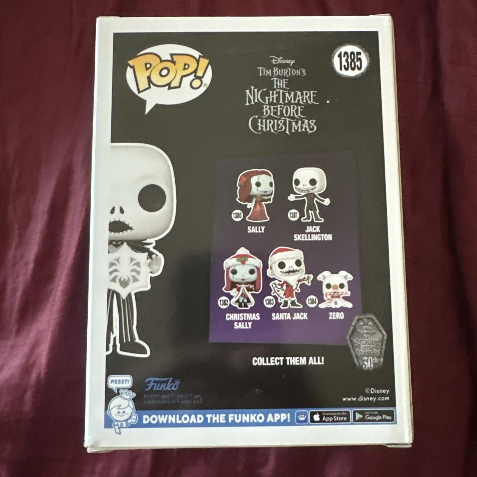 Chris Sarandon — Chris Sarandon Signed Disney: Jack Skellington Funko Pop #1385 OC COA, изображение 2