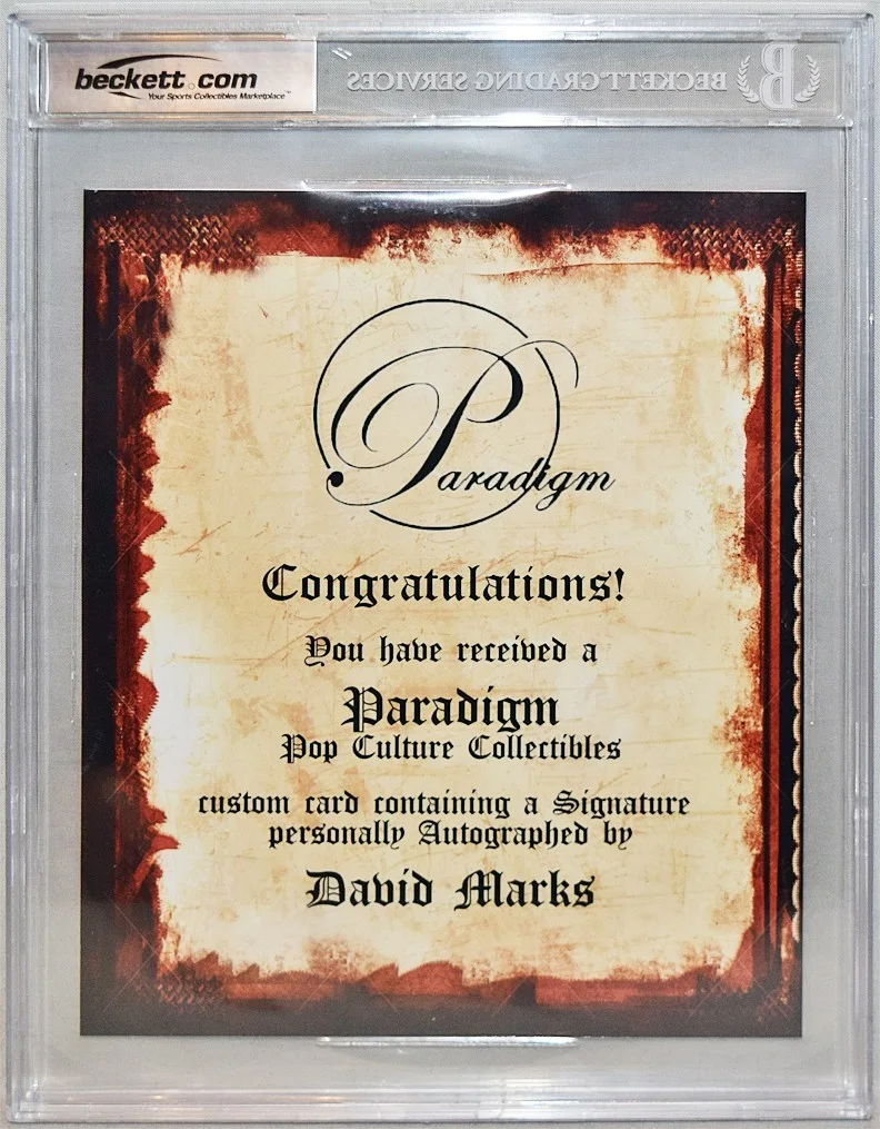 David Marks — -THE BEACH BOYS- DAVID MARKS BECKETT Signed/Autograph/Auto 8x10 Jumbo Music Card, image 2