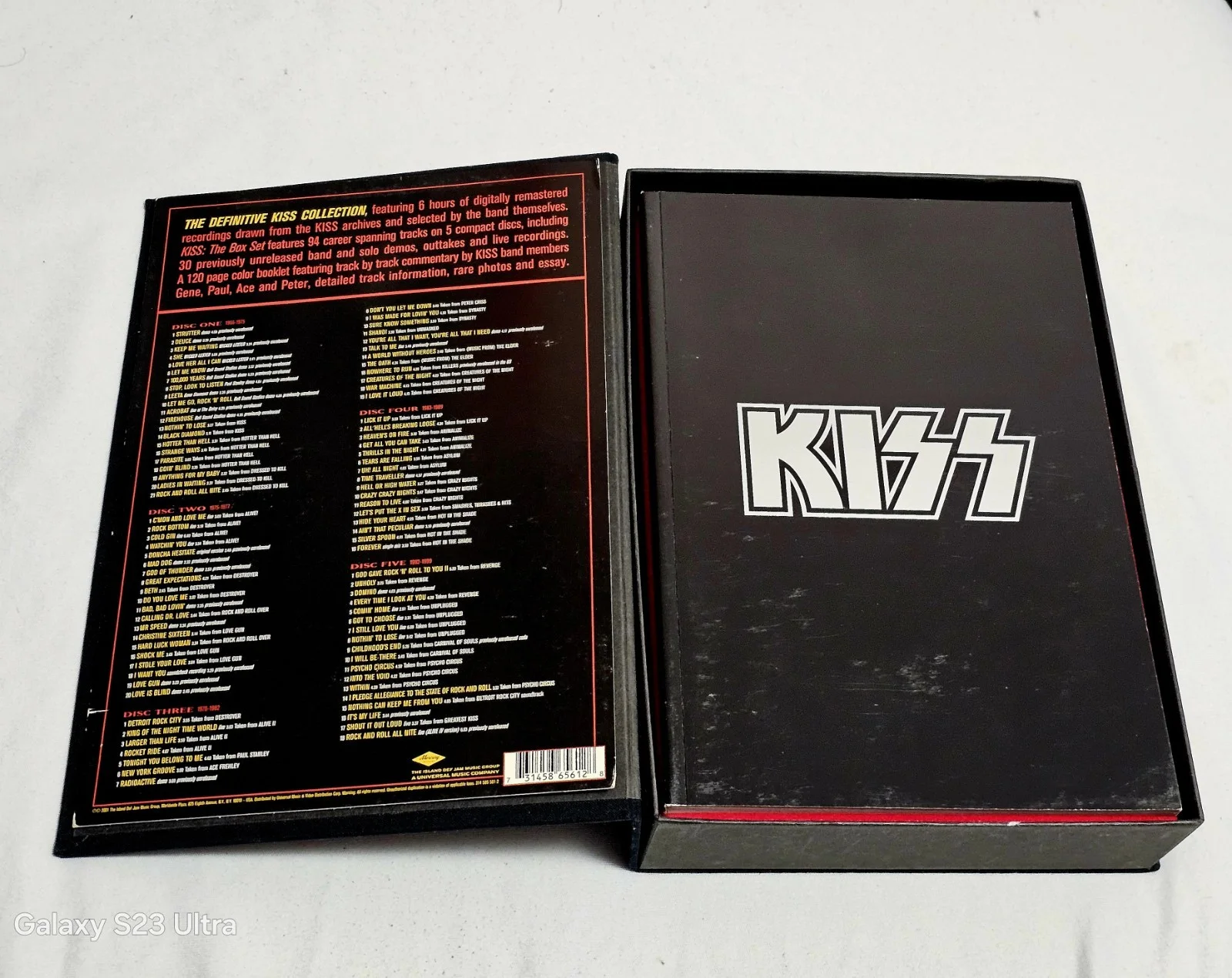 Kiss Box set Signed by 4 Ace Frehley Gene Simmons Paul Stanley Peter Criss 5-cds, image 5