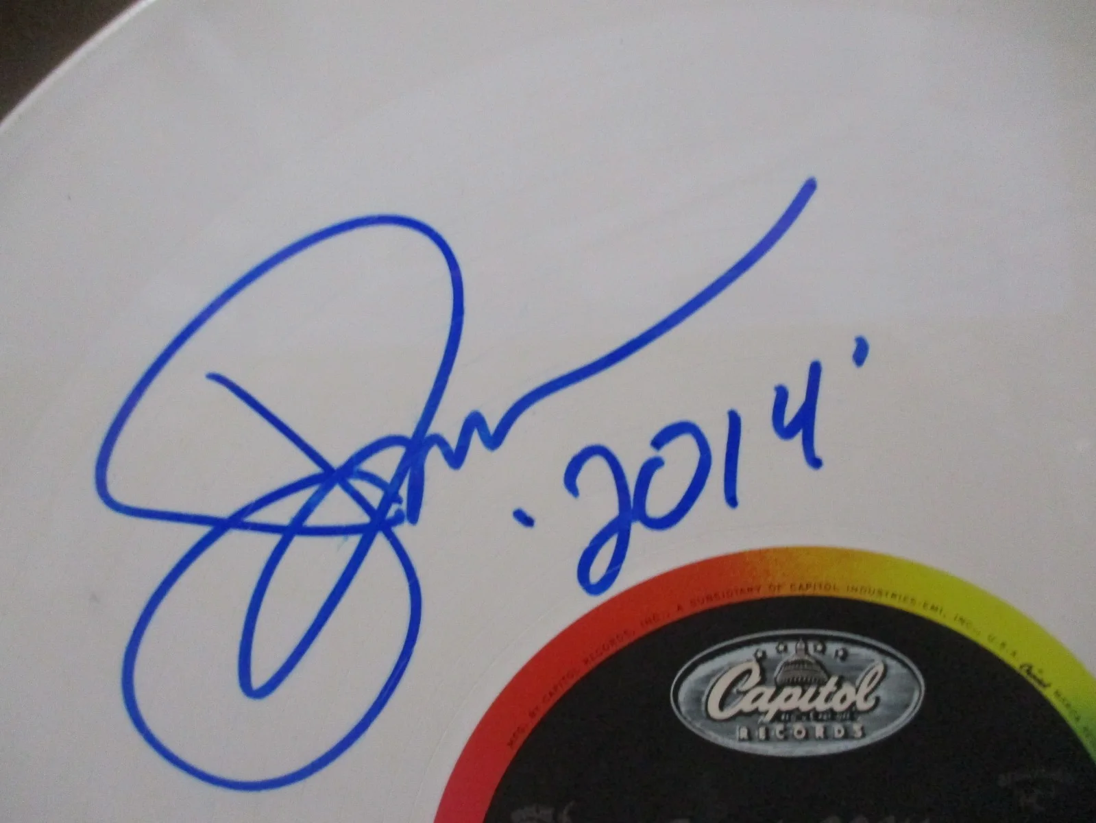 GREAT WHITE SIGNED/AUTOGRAPHED PROMO WHITE VINYL 12" JACK RUSSELL (RIP) + 3, изображение 4