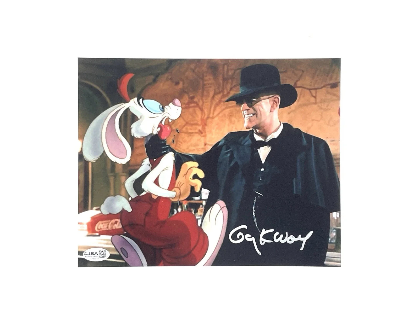 Gary K. Wolf — Who Framed Roger Rabbit Creator Author Gary K. Wolf Signed 8x10 Photo JSA COA, image 2
