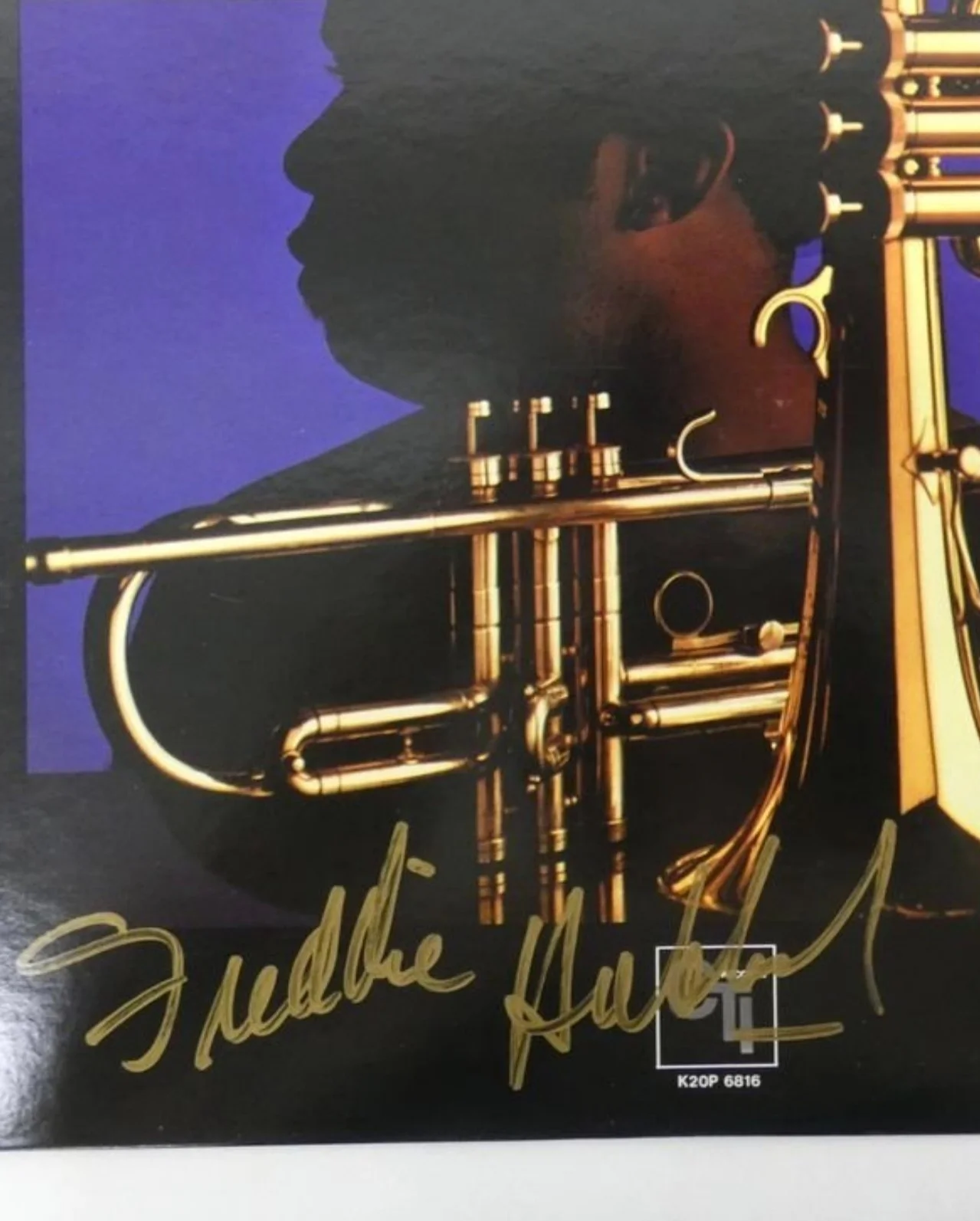 Freddie Hubbard signed autographed lp original jazz great rare, image 2