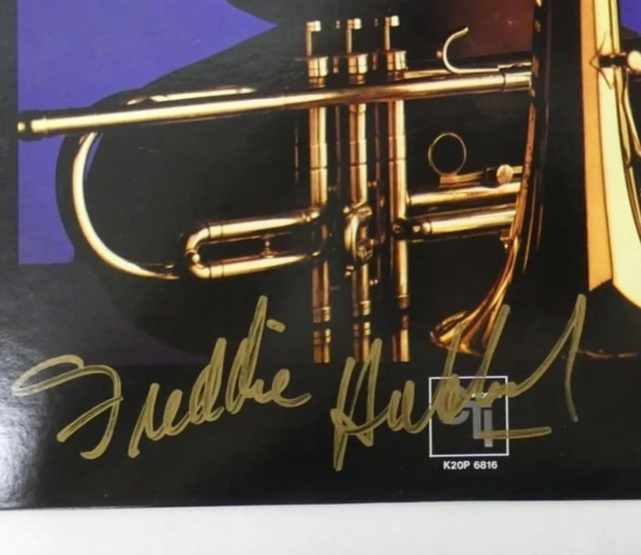 Freddie Hubbard signed autographed lp original jazz great rare, image 3