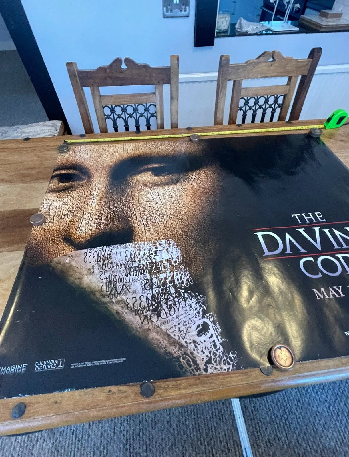 2006 The Da Vinci Code Original Movie Poster, image 4