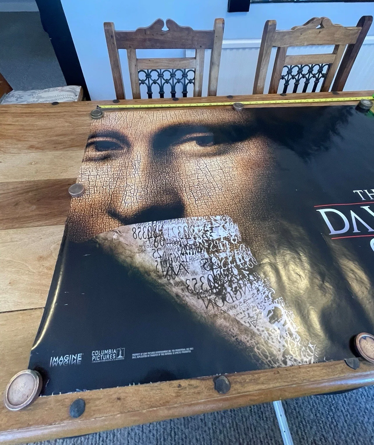 2006 The Da Vinci Code Original Movie Poster, image 5