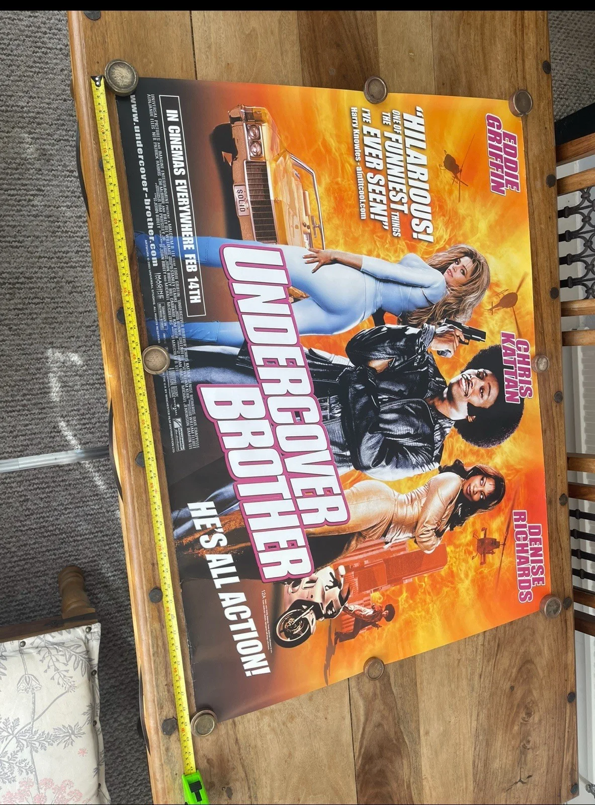 2002 Undercover Brother Movie Poster, изображение 2