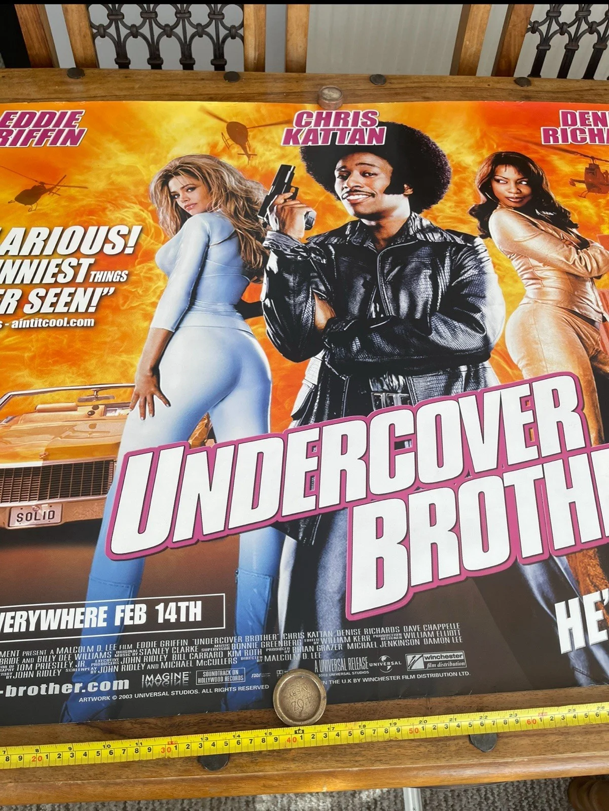 2002 Undercover Brother Movie Poster, изображение 4