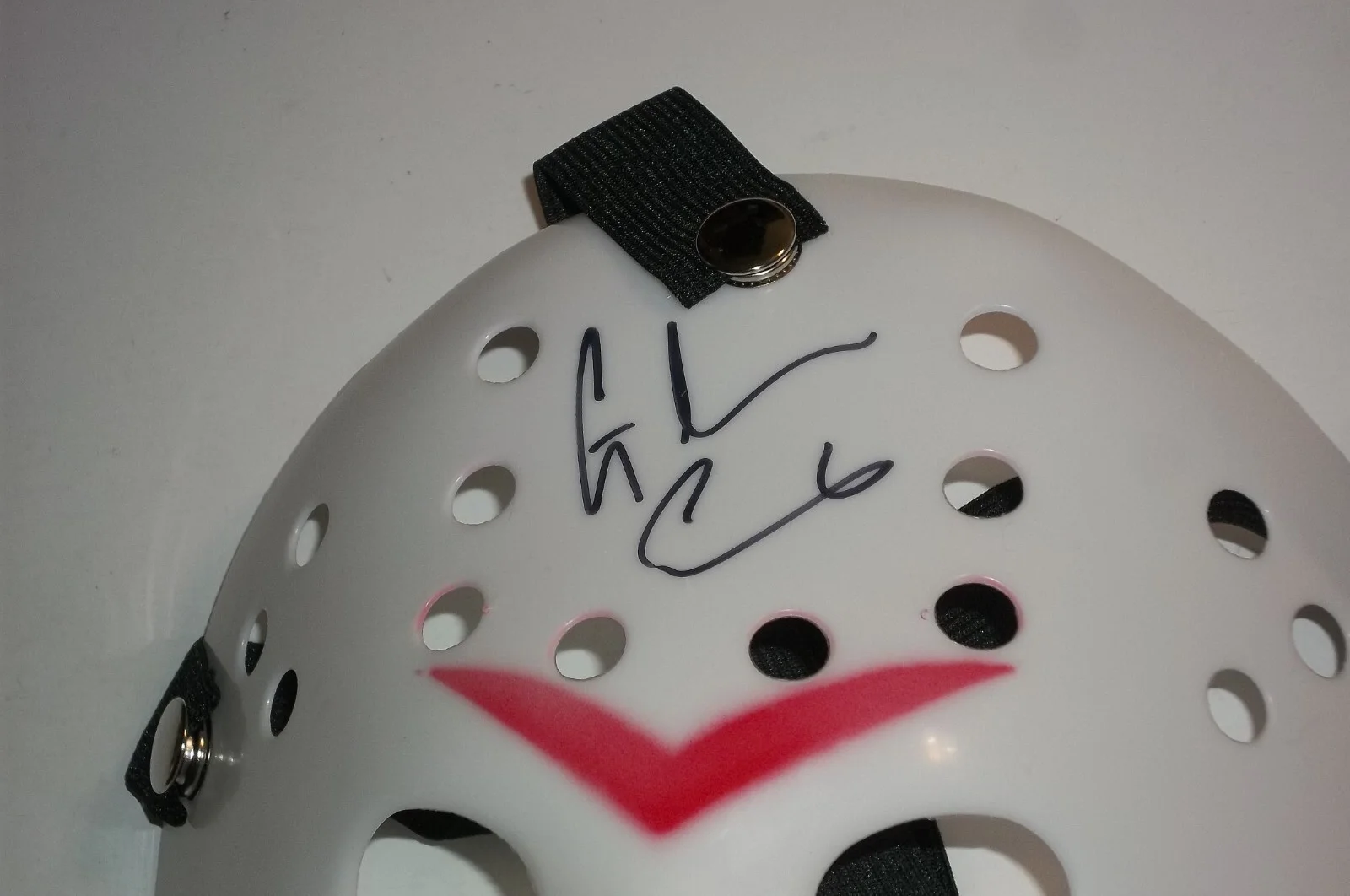 Glenn Ennis — Freddy vs Jason Signed Jason Voorhees Mask by Glenn Ennis, JSA, image 2
