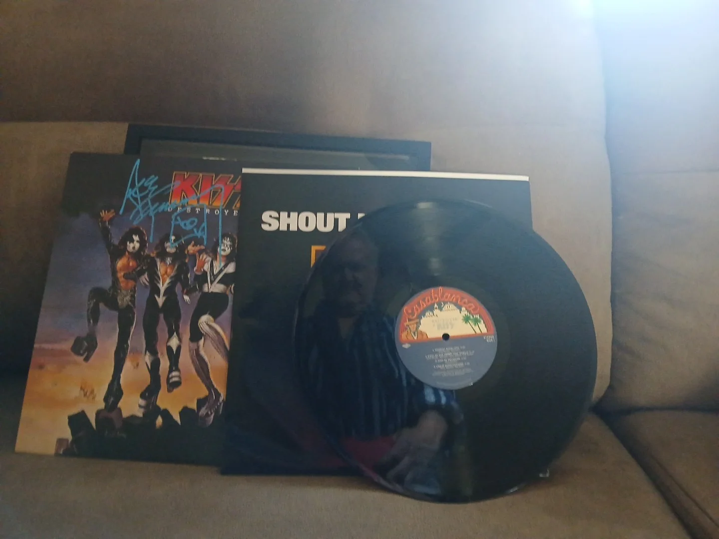 KISS DESTROYER Ace Frehley Signed Autographed Album Vinyl LP Beckett COA, изображение 4