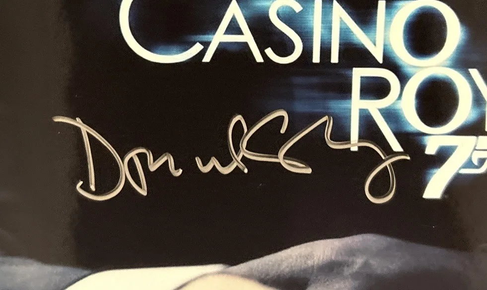 Daniel Craig, Judi Dench, Mads Mikkelsen — CASINO ROYALE Daniel Craig Judi Dench Made Mikkelsen Signed 8 X 10 Photo W/COA, image 2