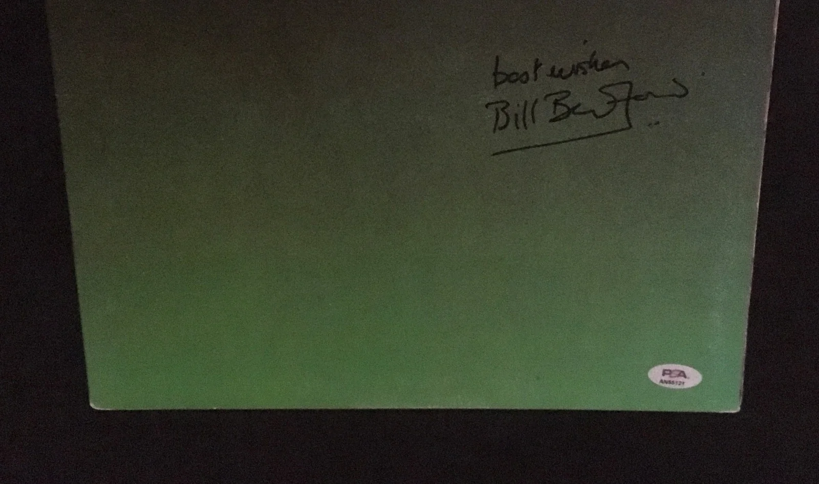 YES CLOSE TO THE EDGE LP RECORD AUTOGRAPHED BY BILL BRUFORD SIGNED PSA/DNA COA, изображение 3
