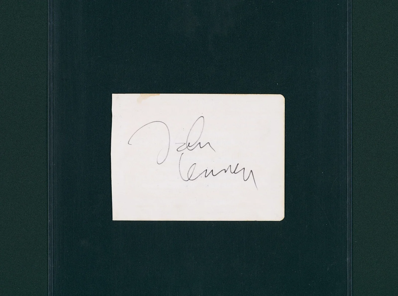 JOHN LENNON AUTOGRAPHED PAGE HAND SIGNED w/ JSA COA LOA LONDON 1971 THE BEATLES, image 2