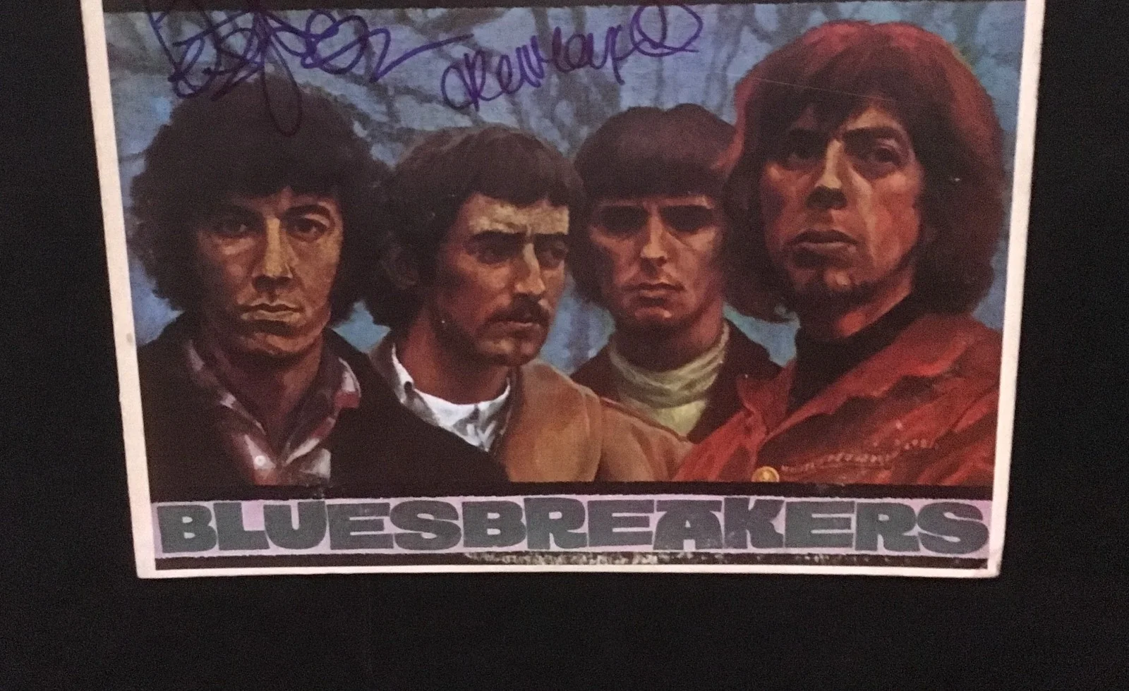 JOHN MAYALL & PETER GREEN SIGNED BLUESBREAKERS A HARD ROAD LP RECORD ACOA COA, image 3