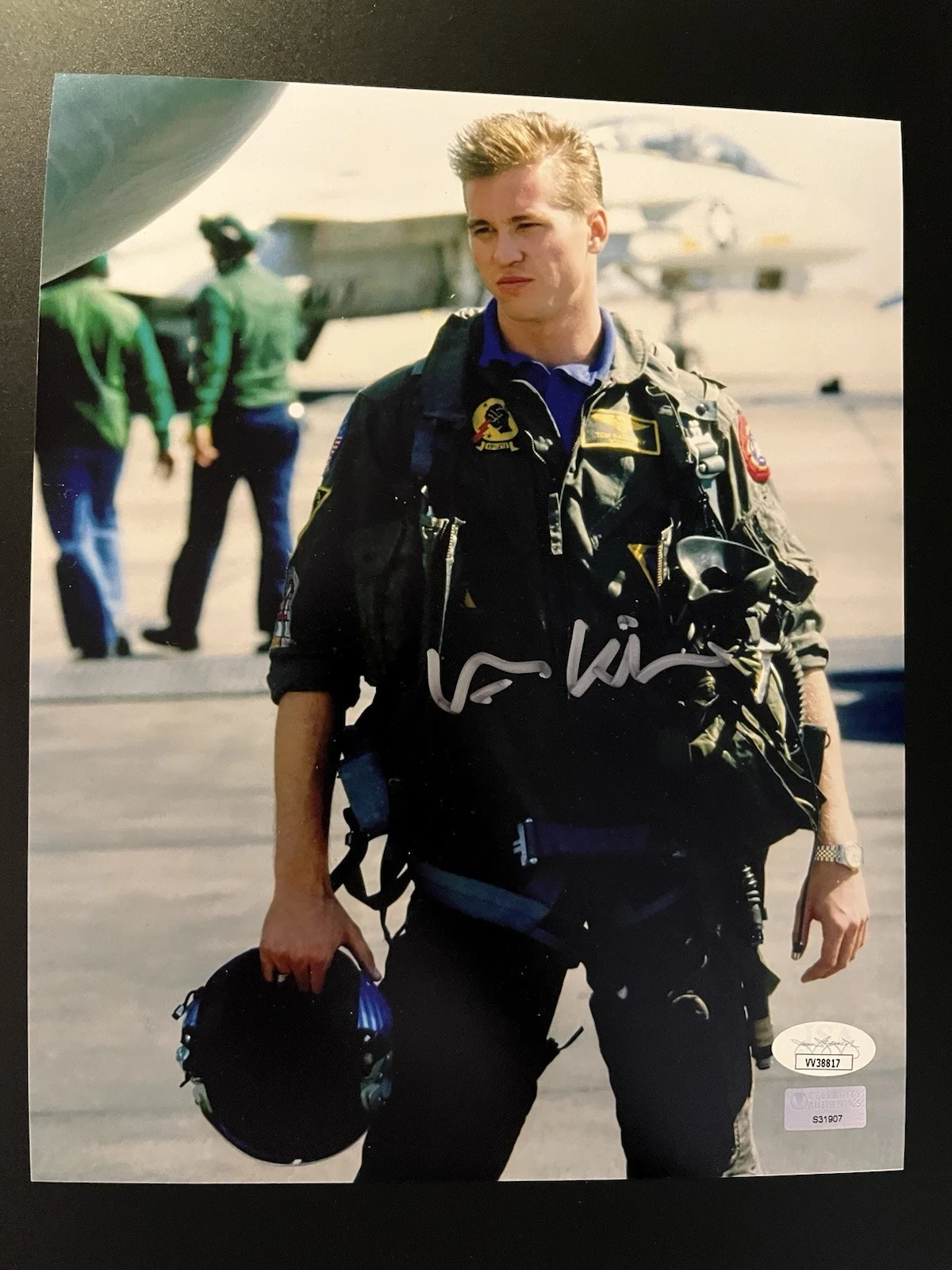 Val Kilmer — Val Kilmer Signed Top Gun Original 8x10 Photo JSA Authenticated