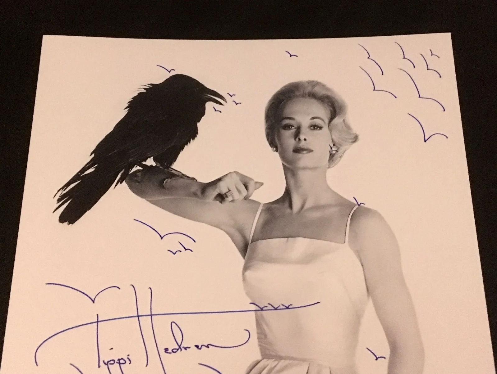Tippi Hedren — TIPPI HEDREN SIGNED & INSCRIBED THE BIRDS 16x20 PHOTO JSA COA ALFRED HITCHCOCK, изображение 3