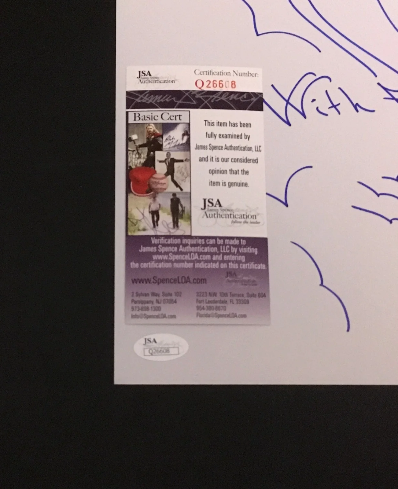 Tippi Hedren — TIPPI HEDREN SIGNED & INSCRIBED THE BIRDS 16x20 PHOTO JSA COA ALFRED HITCHCOCK, изображение 5