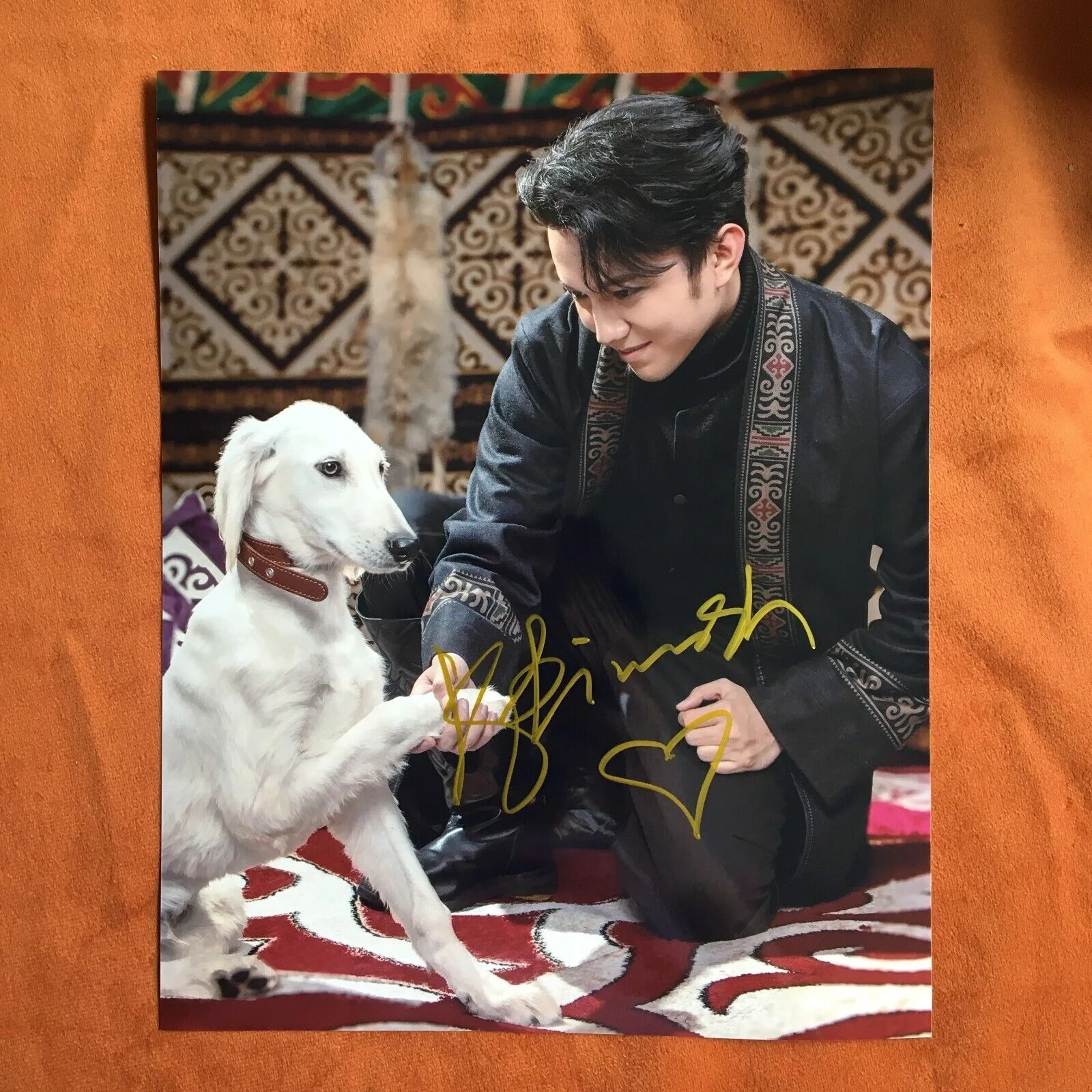 Dimash DIMASH Autographed Signed Photo 8*10 Singer Collection GIFTS 2024, image 2