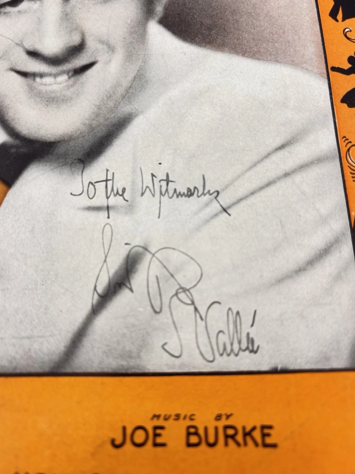 Rudy Vallee - Vintage Celebrity Autograph Music - Singer, Musician, Actor, изображение 2