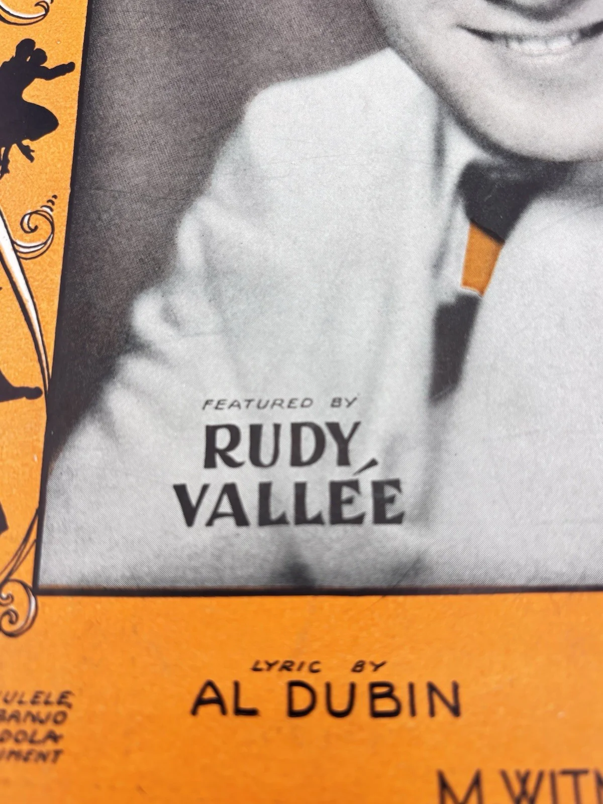 Rudy Vallee - Vintage Celebrity Autograph Music - Singer, Musician, Actor, изображение 3