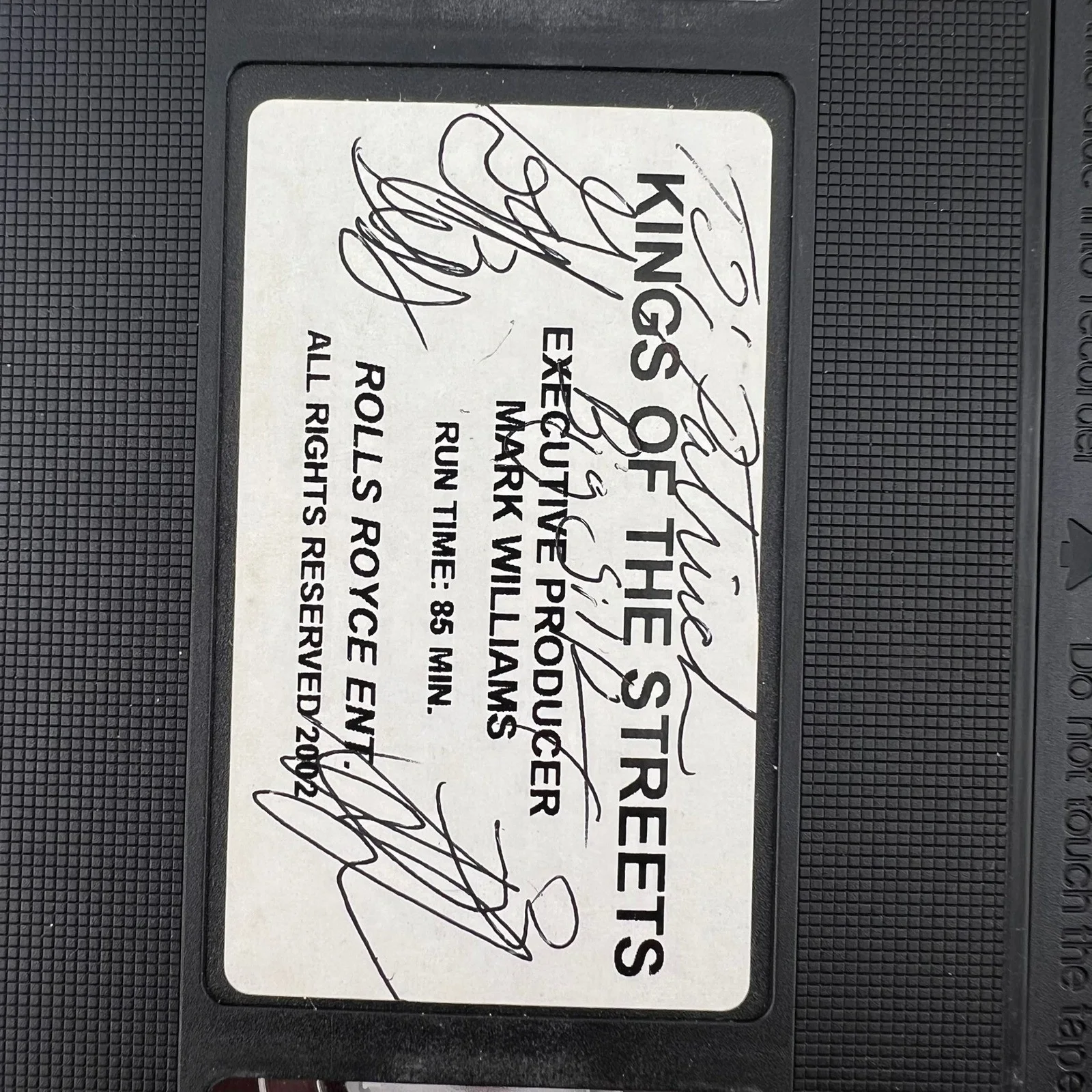 Kings of the Streets VHS 2002 Big Silk Autographed Hip Hop Documentary, image 2