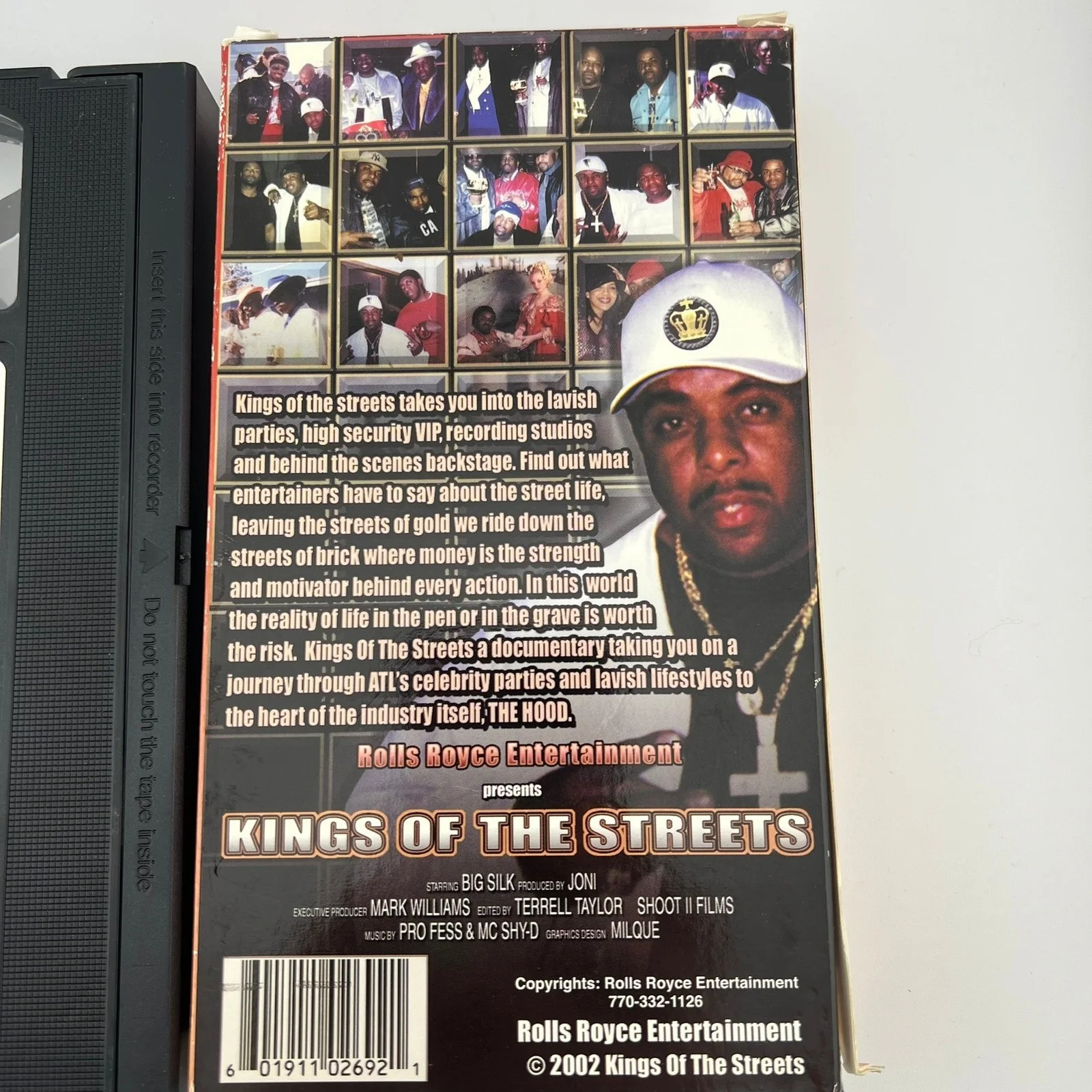 Kings of the Streets VHS 2002 Big Silk Autographed Hip Hop Documentary, image 3