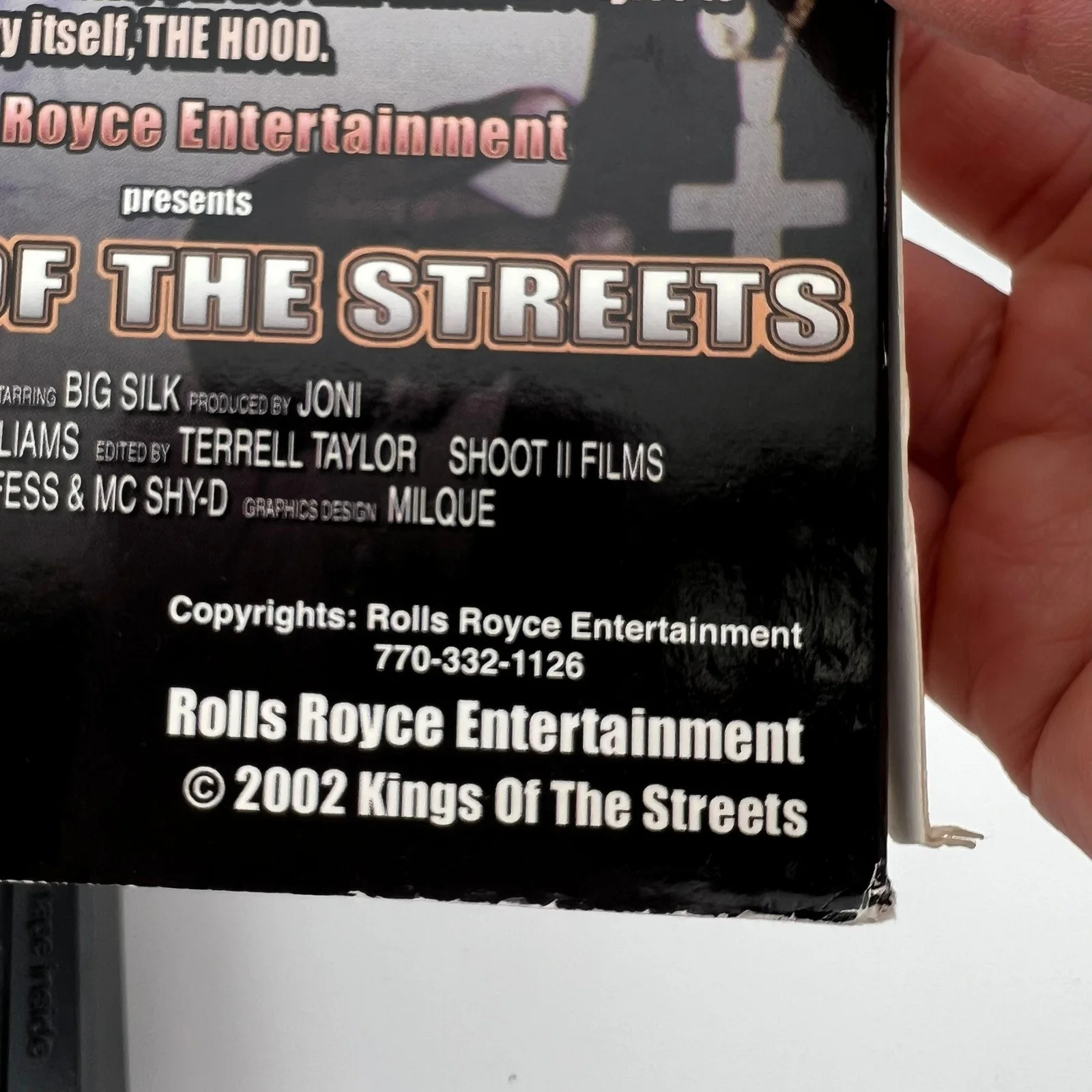 Kings of the Streets VHS 2002 Big Silk Autographed Hip Hop Documentary, image 4