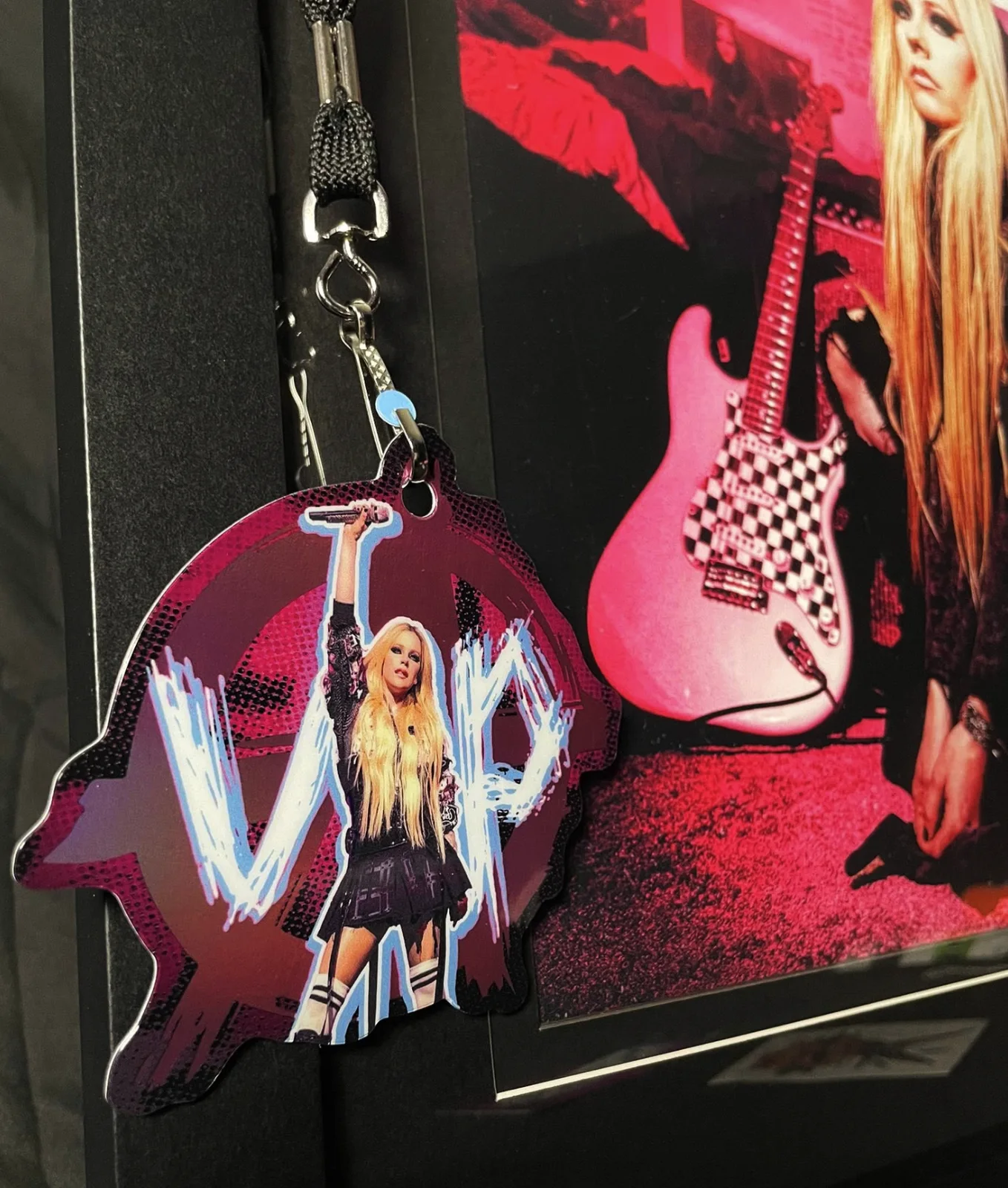 JSA SIGNED & FRAMED | AVRIL LAVIGNE 🎸 Greatest Hits VIP Tour Package Vinyl 2LP, изображение 4