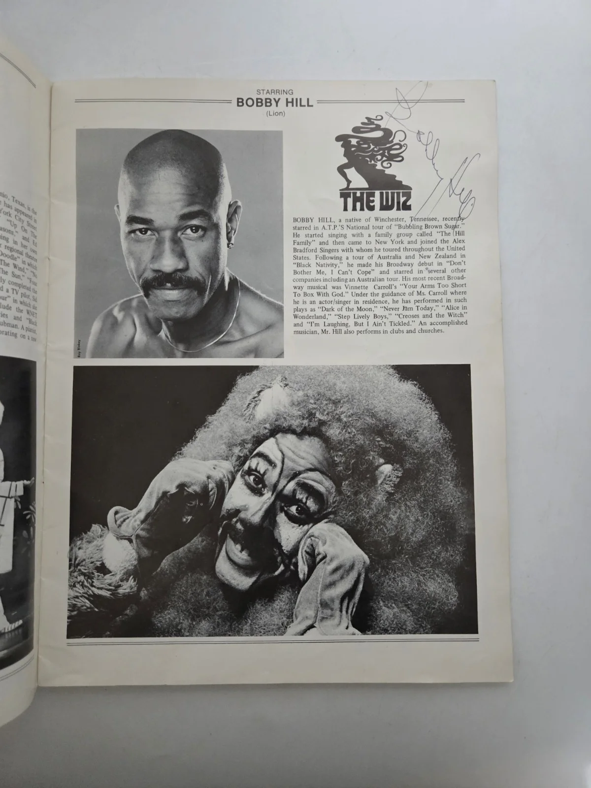 The Wiz Playbill Autographed Souvenir Paperback Broadway Book, изображение 3