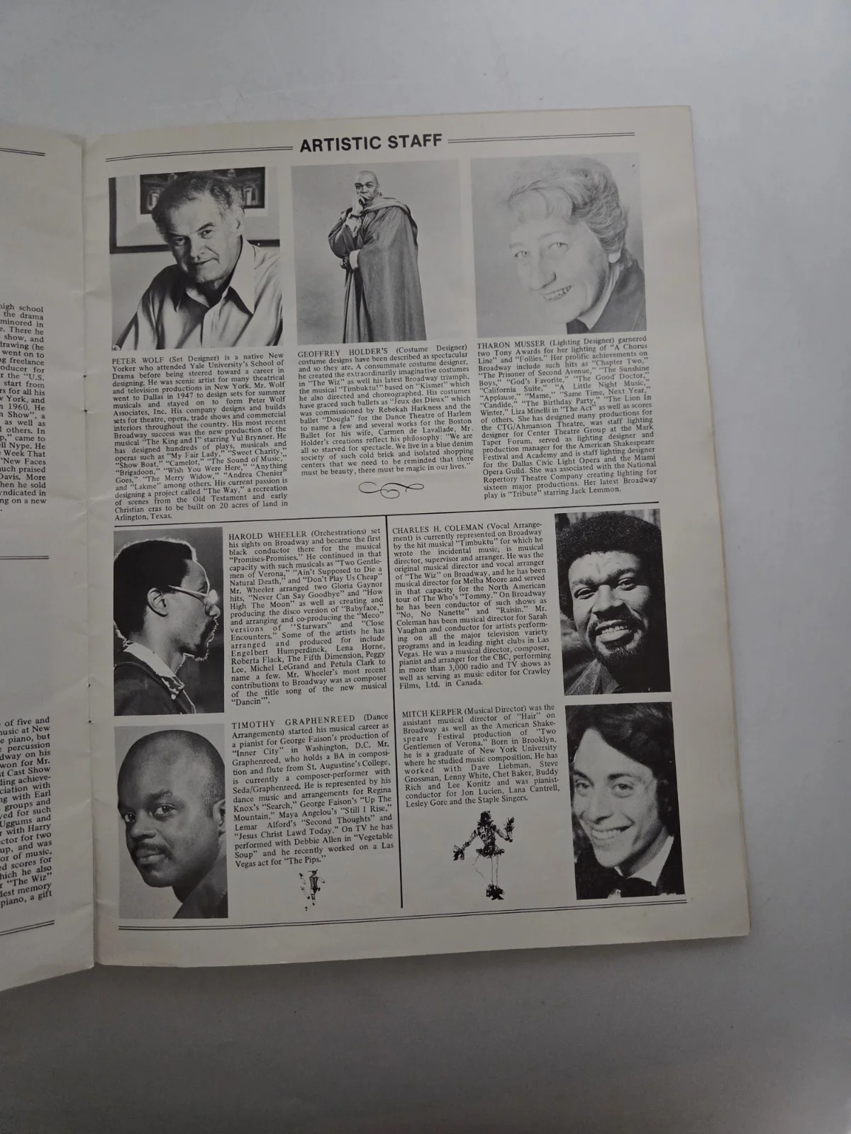 The Wiz Playbill Autographed Souvenir Paperback Broadway Book, изображение 5