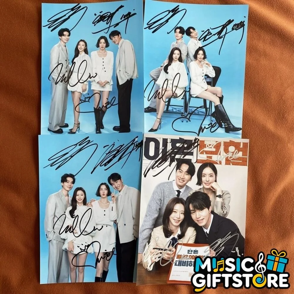 The Divorce Insurance Lee Dong Wook Lee Joo Bin Autographed Signed Photo A #MUGS, изображение 2
