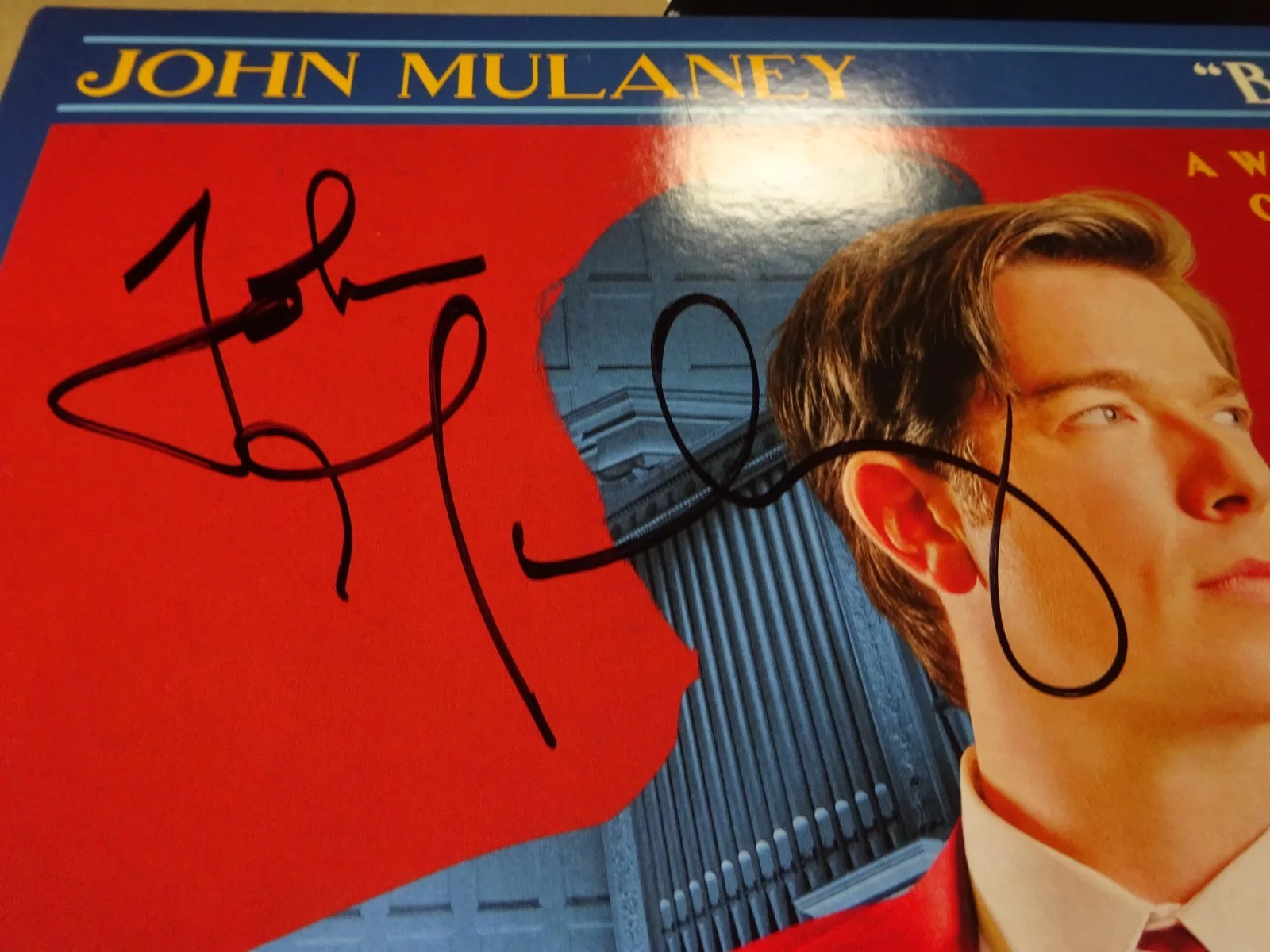 John Mulaney — Autographed John Mulaney Signed Baby J Stand Up Comedy Album Beckett BAS COA, изображение 5