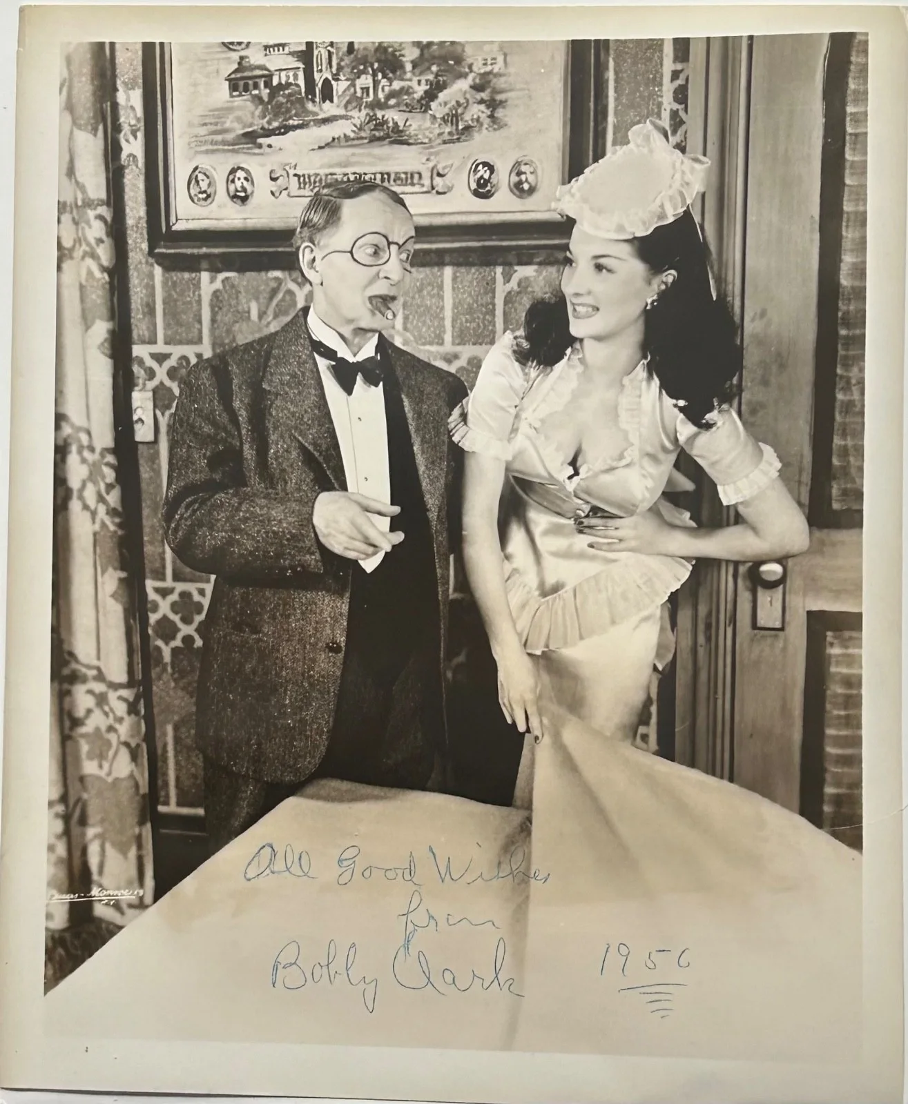 BOBBY CLARK—SIGNED PHOTO—Film+Stage Comic Star•Gershwin+Harry Ruby+COLE PORTER, image 5