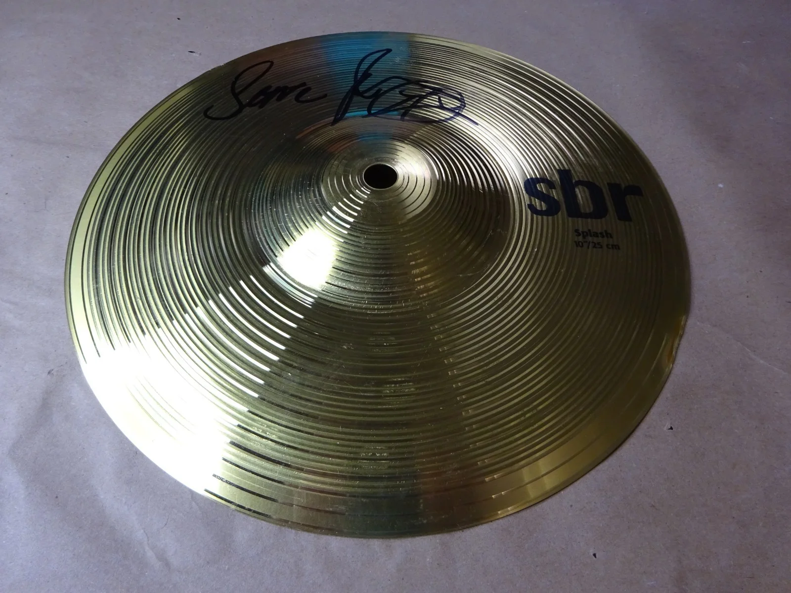 Signed Steve Jordan Rolling Stones Autographed 10" Splash Cymbal Beckett BAS COA, изображение 2