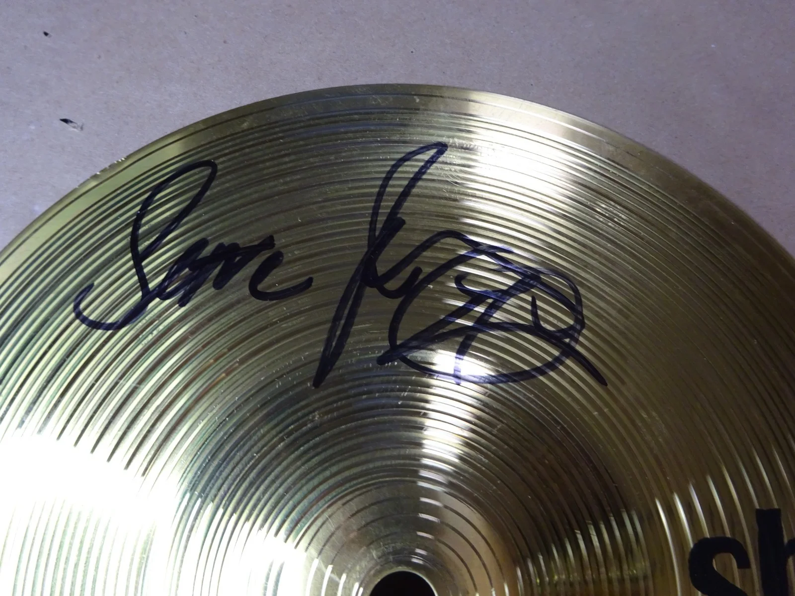 Signed Steve Jordan Rolling Stones Autographed 10" Splash Cymbal Beckett BAS COA, изображение 3