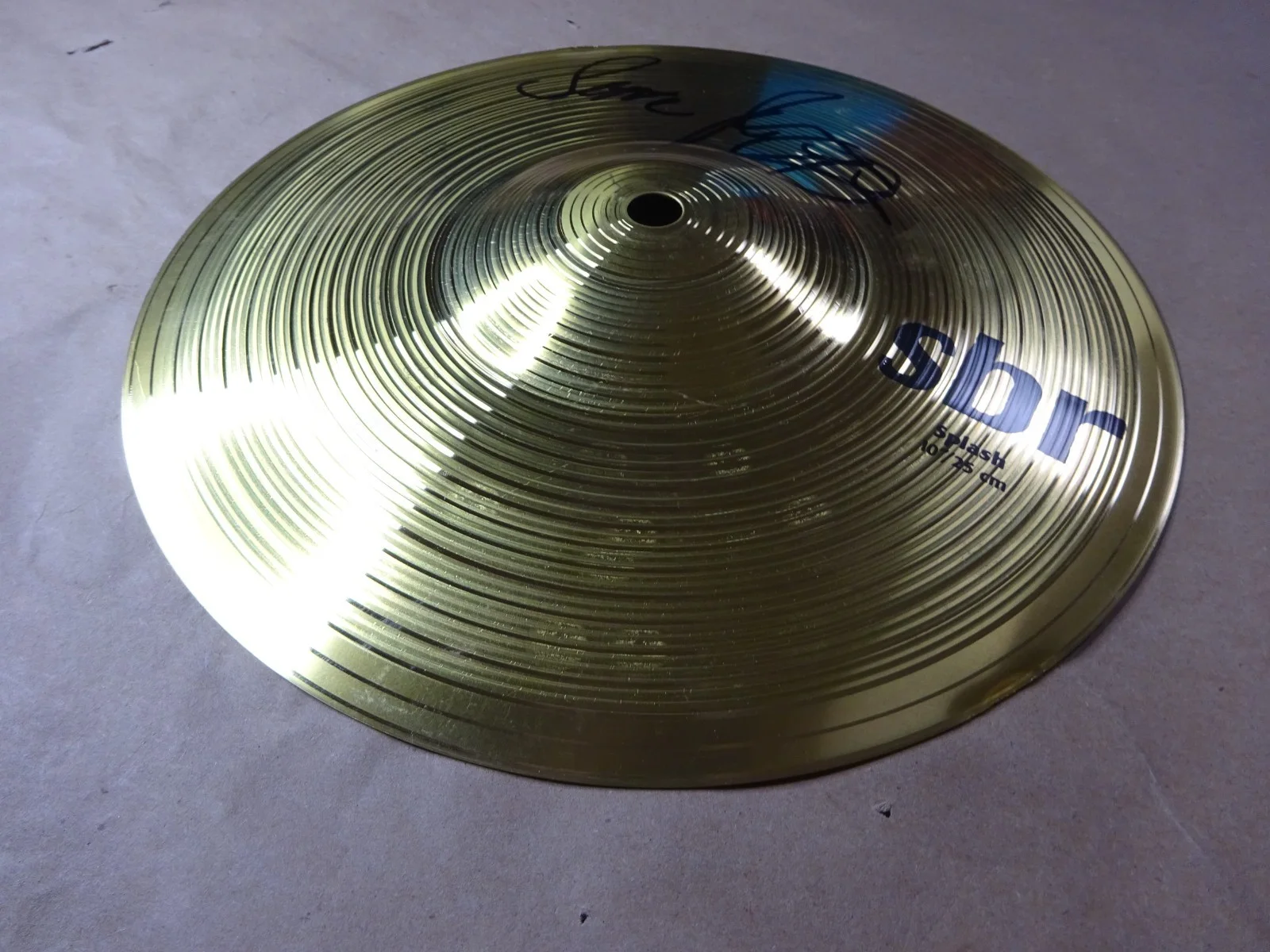 Signed Steve Jordan Rolling Stones Autographed 10" Splash Cymbal Beckett BAS COA, изображение 5
