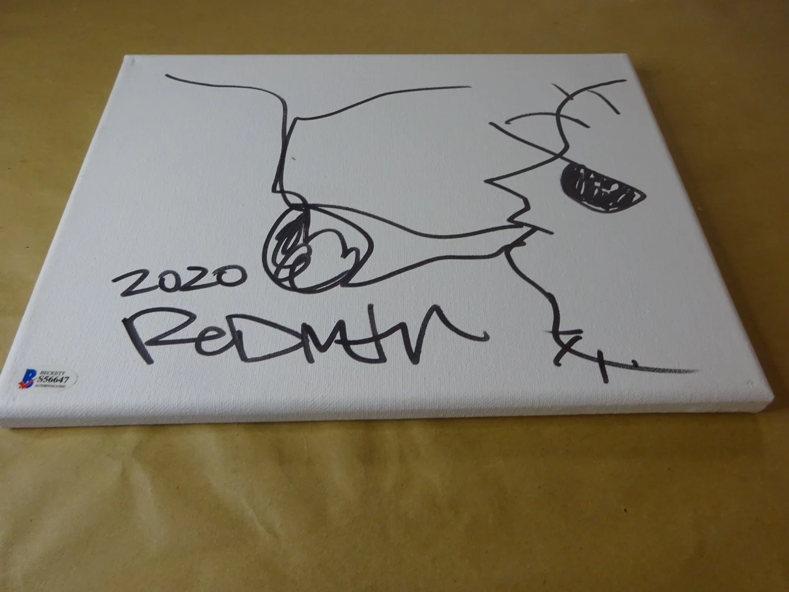Redman — Autographed Redman American Rapper Signed 9"x12" With Sketch - Beckett BAS COA, изображение 3