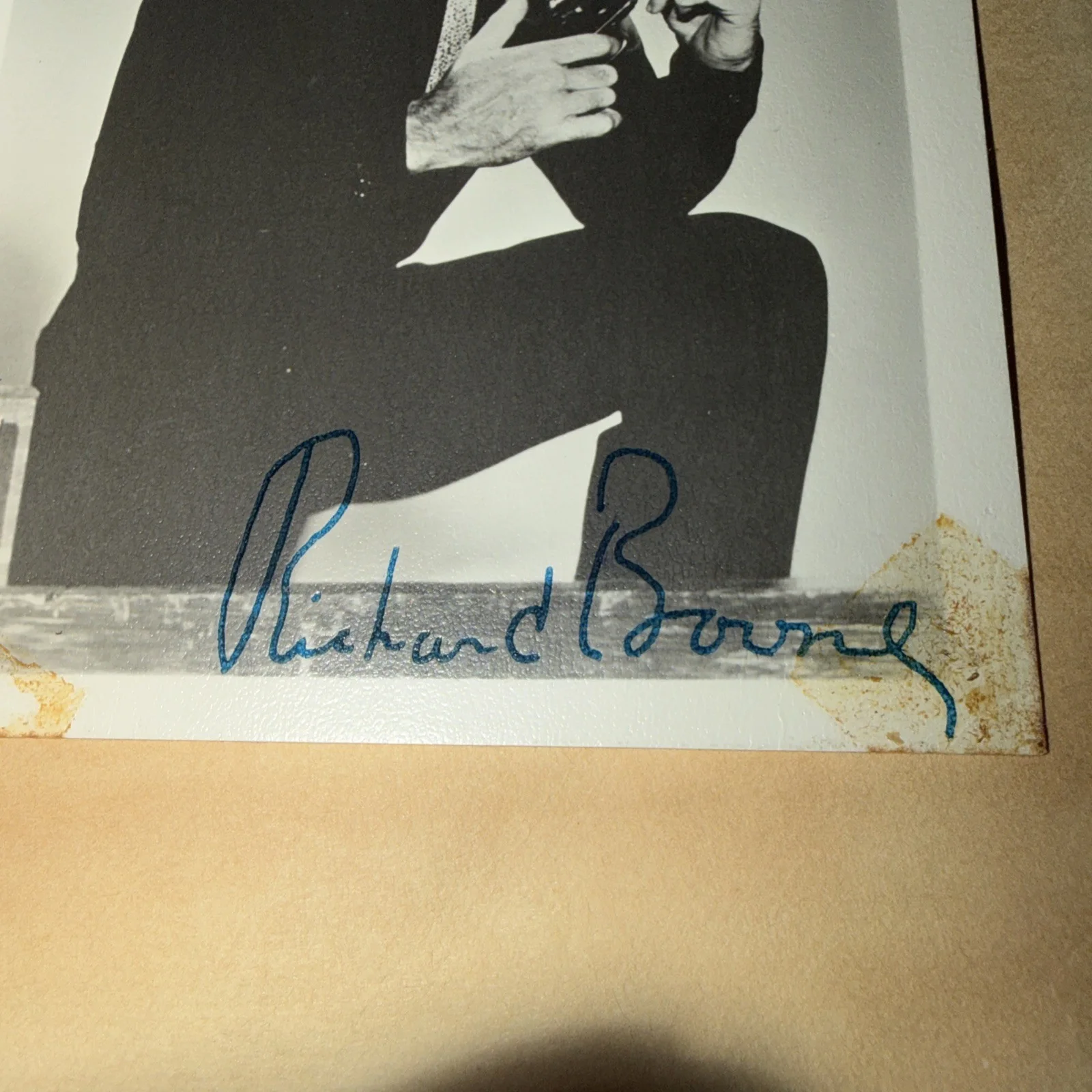 Richard Boone Signed 4x5 Photo Autograph Have Gun Will Travel Paladin, изображение 2