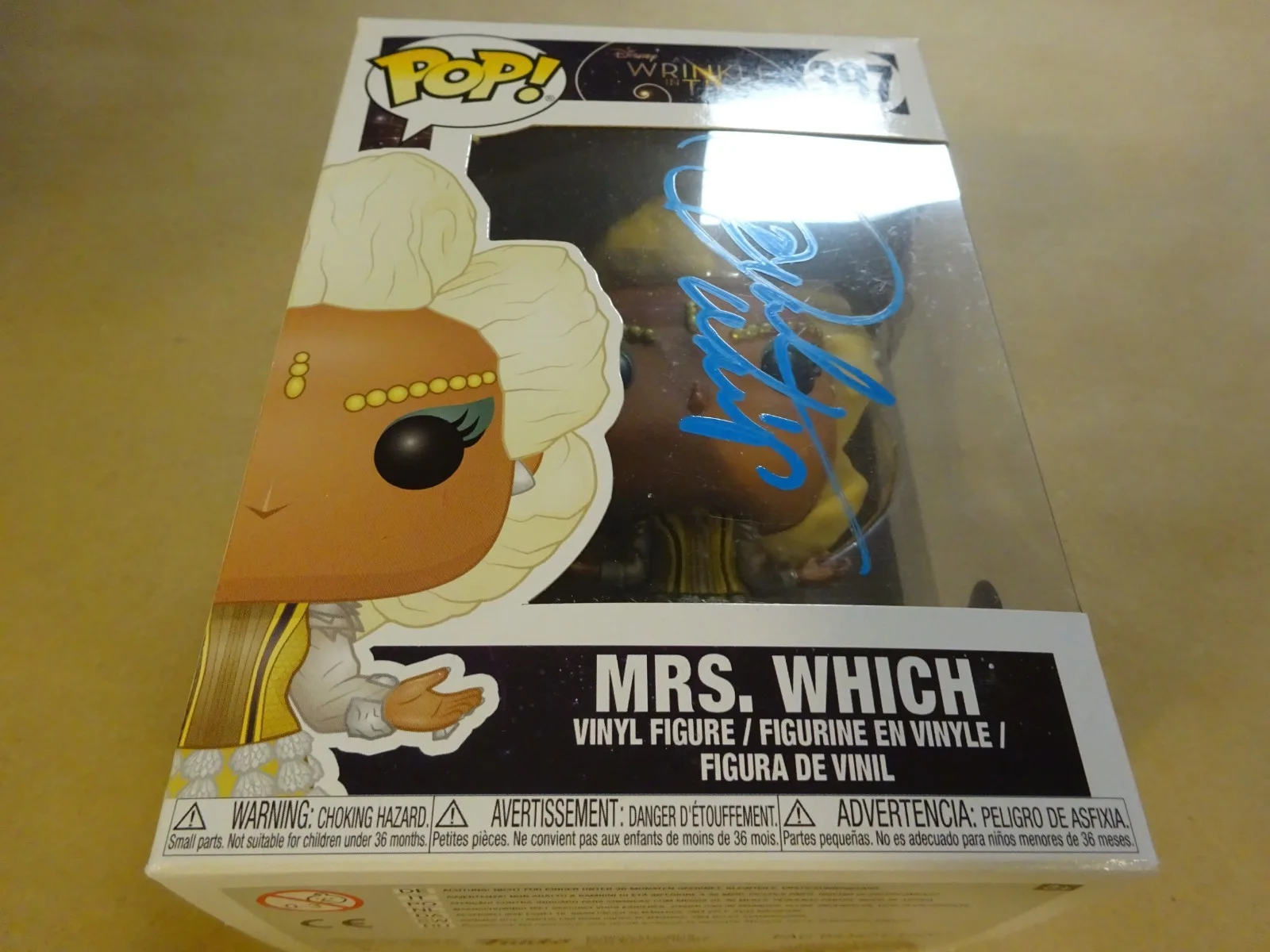 Oprah Winfrey — Signed Ophrah Winfrey Autographed Mrs. Which Wrinkle In Time Funko Pop BAS COA, image 2