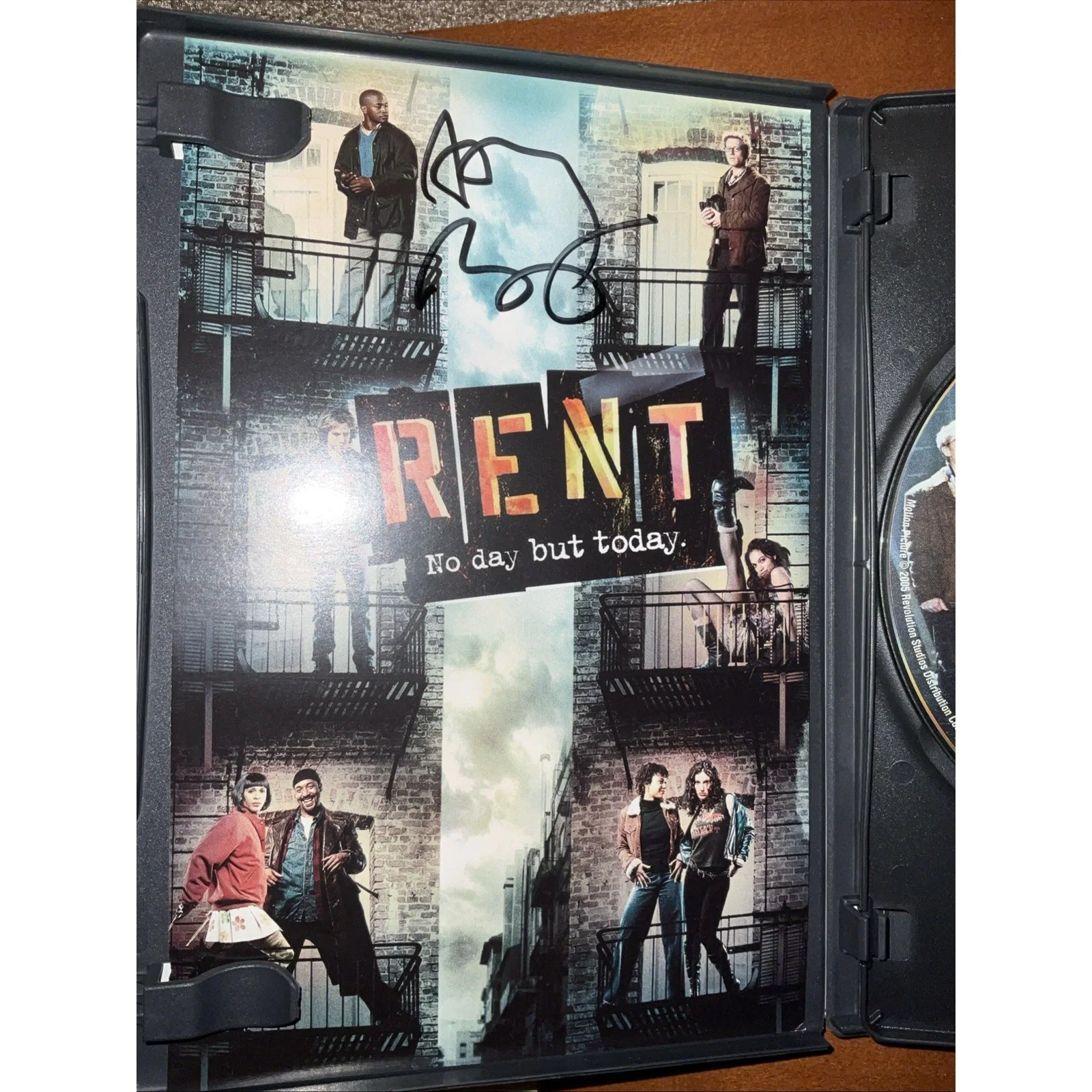 Anthony Rapp — ANTHONY RAPP SIGNED RENT DVD & CD WITHOUT YOU BIOGRAPHY, image 2