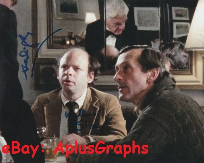 Andre Gregory with Wallace Shawn — MY DINNER WITH ANDRE... Wallace Shawn with Andre Gregory - SIGNED