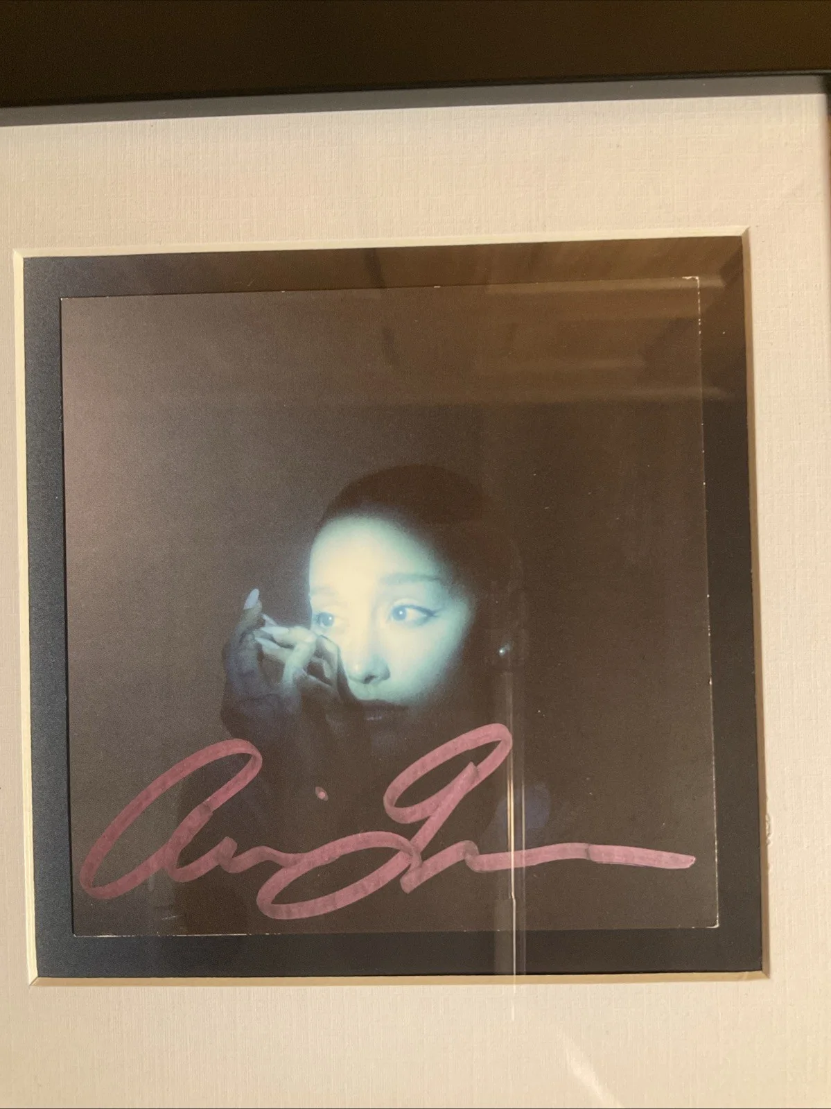 Ariana Grande Eternal Sunshine Deluxe Brighter Days Pink Signed CD Framed, image 3
