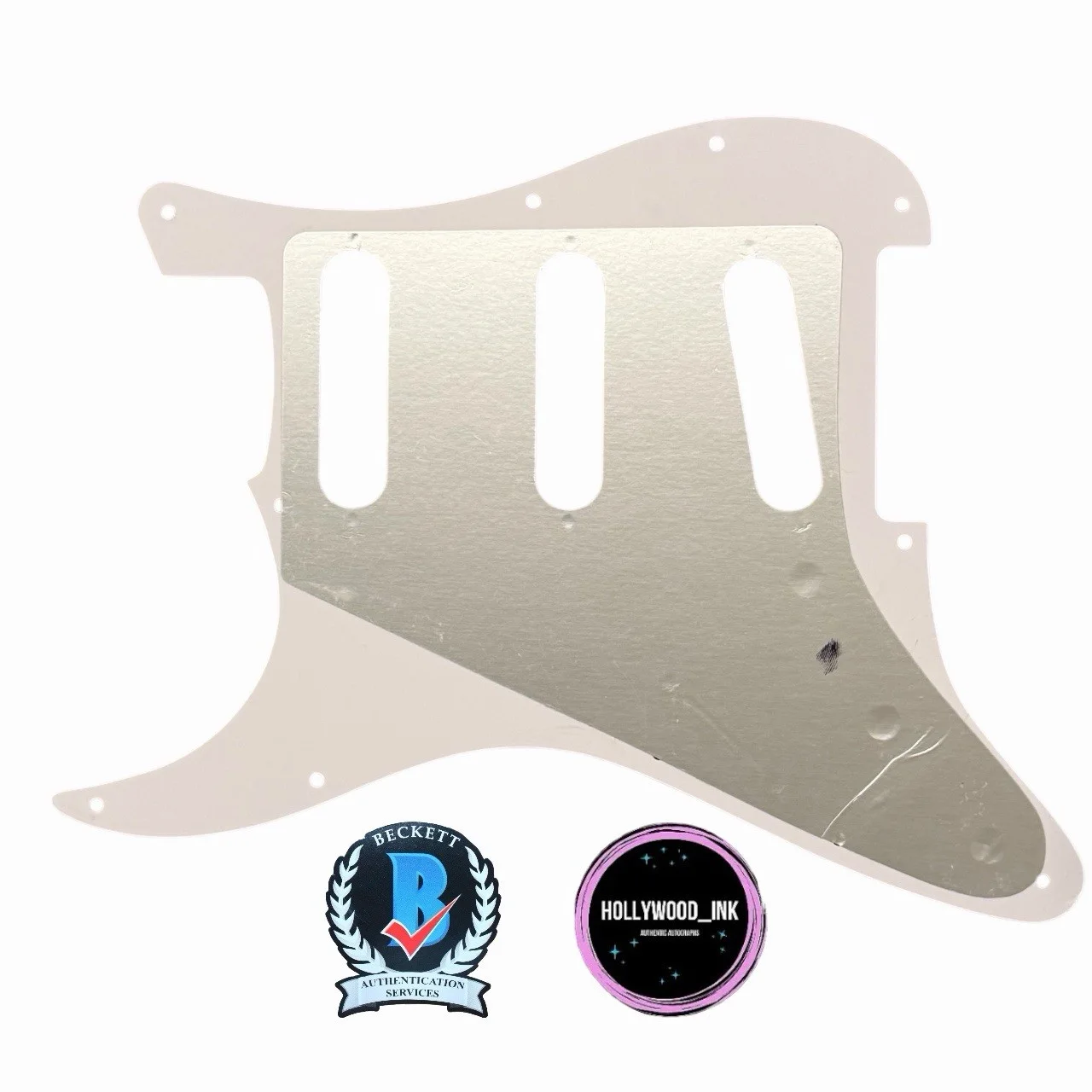 RAKIM MAYERS ASAP ROCKY SIGNED PICKGUARD AUTOGRAPH BECKETT COA- BV18473, изображение 4