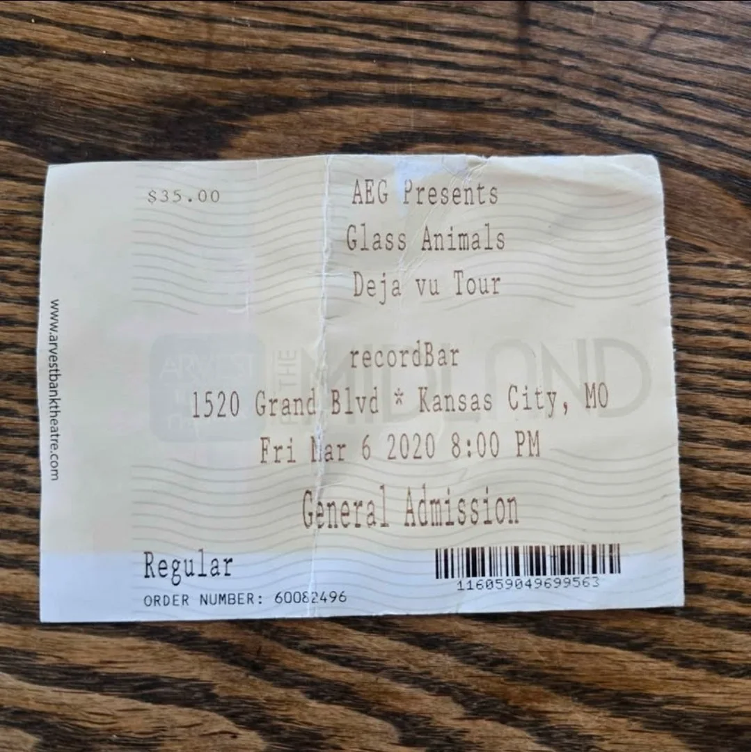 RARE Glass Animals Deja Vu Tour Poster SIGNED, изображение 5