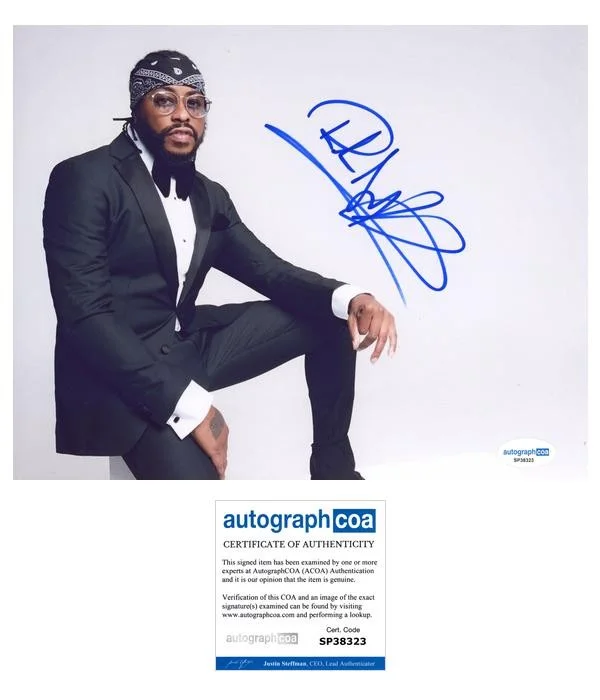 Raheem DeVaughn — Raheem DeVaughn "The Love Experience" Singer AUTOGRAPH Signed 8x10 Photo C ACOA