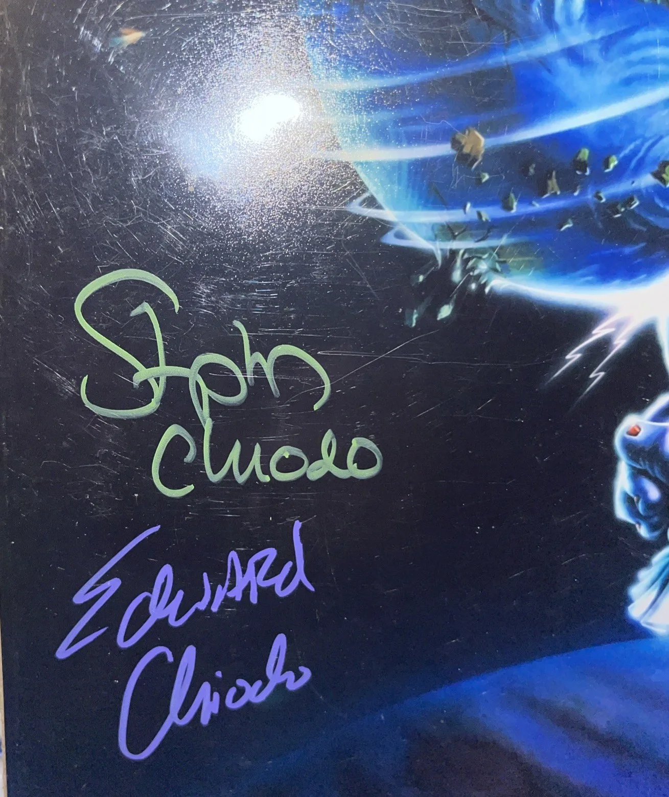 The Chiodo Brothers — Chiodo Brothers Triple Signed 8x10 Killer Klowns From Outer Space Beckett COA, изображение 4