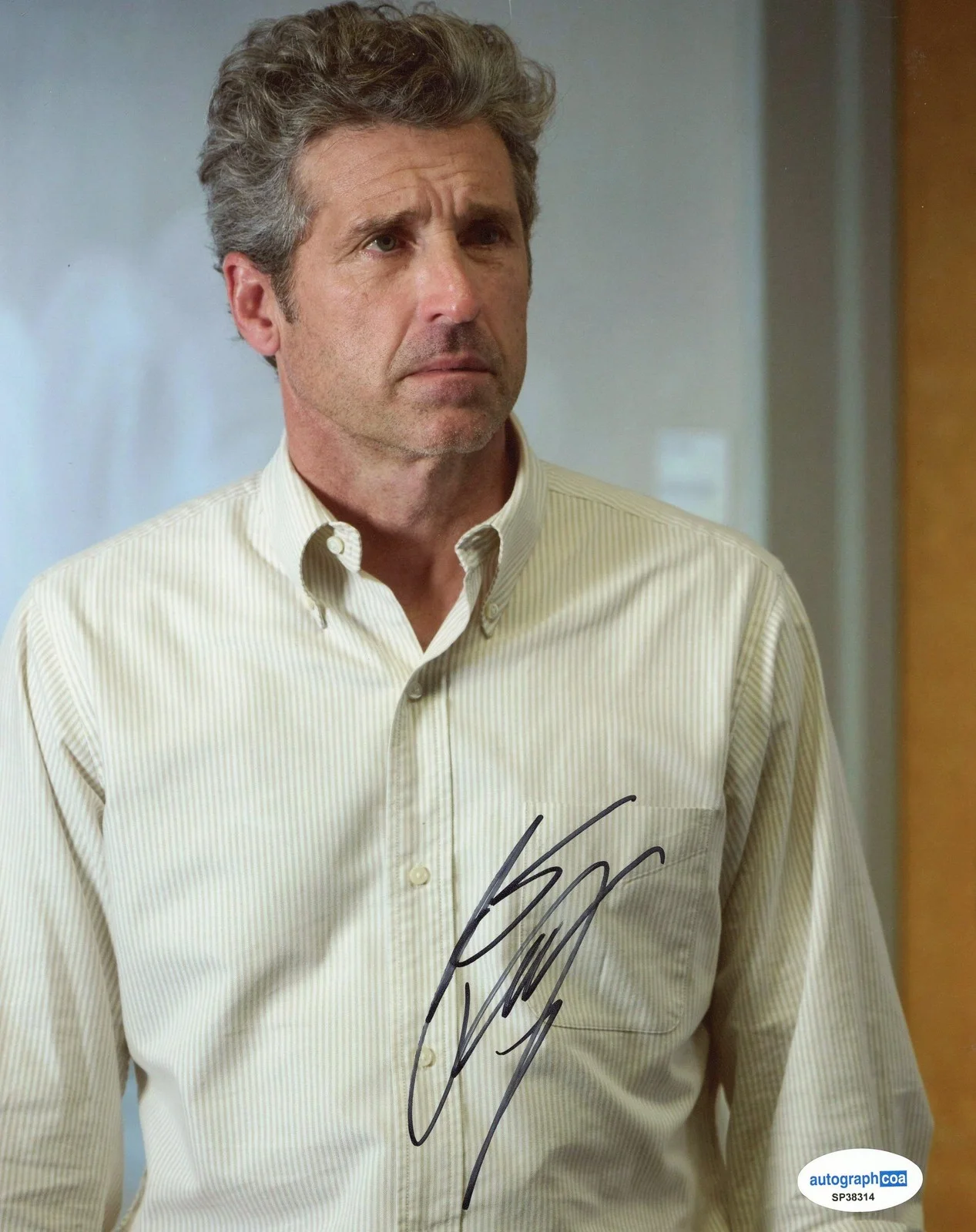 Patrick Dempsey — Patrick Dempsey "Memory of a Killer" AUTOGRAPH Signed 'Angelo' 8x10 Photo D ACOA, изображение 2