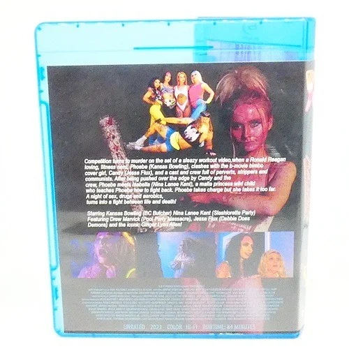Murdercise Blu-Ray signed by Ginger Lynn Allen Autograph Ex Condition, image 3