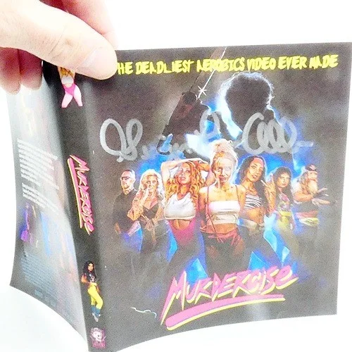 Murdercise Blu-Ray signed by Ginger Lynn Allen Autograph Ex Condition, image 4