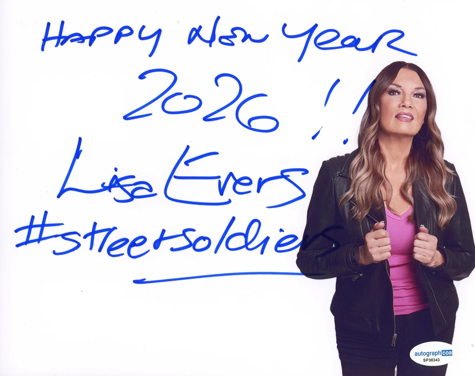 Lisa Evers — Lisa Evers "Street Soldiers" AUTOGRAPH Signed Autographed 8x10 Photo ACOA, image 2
